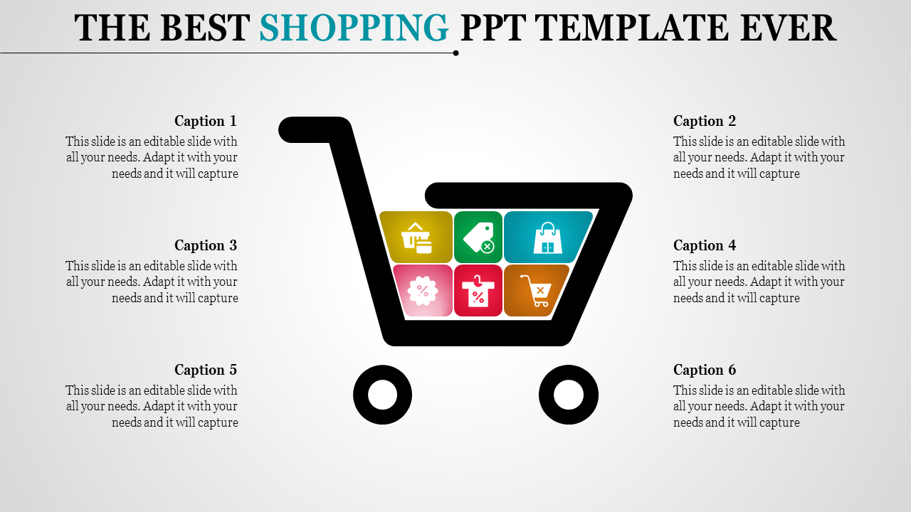 shopping ppt template-The Best SHOPPING PPT TEMPLATE Ever